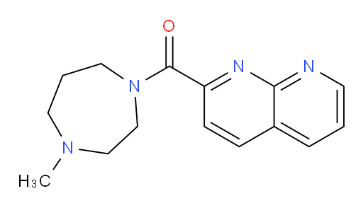 (4-methyl-1,4-diazepan-1-yl)(1,8-naphthyridin-2-yl)methanone