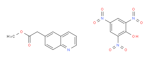 methyl 2-(quinolin-6-yl)acetate compound with picric acid (1:1)