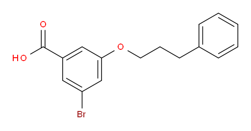 3-bromo-5-(3-phenylpropoxy)benzoic acid