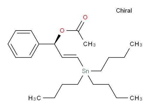 (S,E)-1-phenyl-3-(tributylstannyl)allyl acetate
