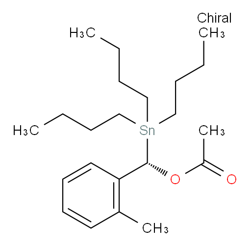 (S)-o-tolyl(tributylstannyl)methyl acetate