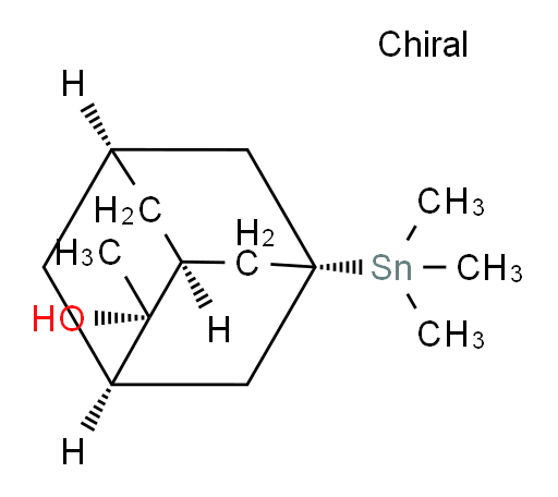 (1R,2r,3S,5s,7s)-2-methyl-5-(trimethylstannyl)adamantan-2-ol