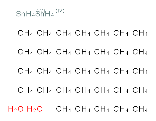 methane compound with stannane (33:2) dihydrate