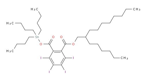 1-(2-hexyldecyl) 2-(tributylstannyl) 3,4,5,6-tetraiodophthalate