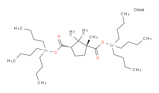 (1R,3S)-bis(tributylstannyl) 1,2,2-trimethylcyclopentane-1,3-dicarboxylate