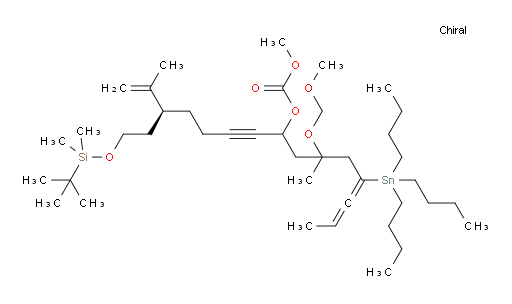 methyl ((12S)-5,16,16,17,17-pentamethyl-12-(prop-1-en-2-yl)-5-(2-(tributylstannyl)penta-2,3-dien-1-yl)-2,4,15-trioxa-16-silaoctadec-8-yn-7-yl) carbonate