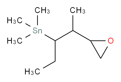 trimethyl(2-(oxiran-2-yl)pentan-3-yl)stannane