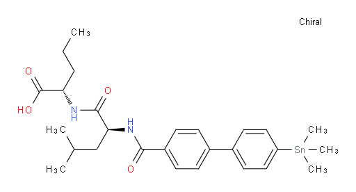 (S)-2-((S)-4-methyl-2-(4'-(trimethylstannyl)-[1,1'-biphenyl]-4-ylcarboxamido)pentanamido)pentanoic acid