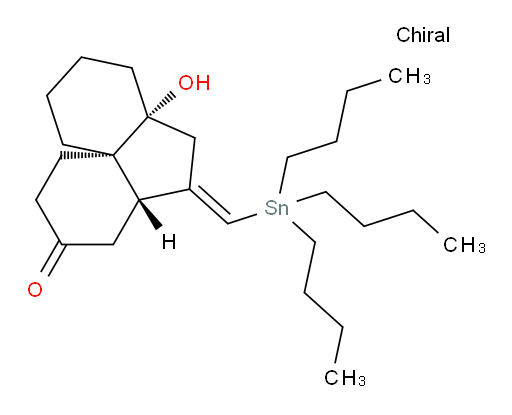 (4aR,6aR,10aS,E)-6a-hydroxy-5-((tributylstannyl)methylene)decahydrobenzo[c]inden-3(4H)-one