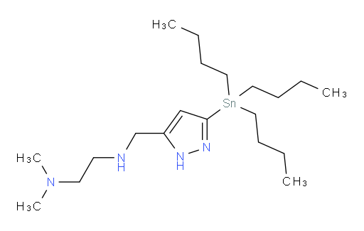 N1,N1-dimethyl-N2-((3-(tributylstannyl)-1H-pyrazol-5-yl)methyl)ethane-1,2-diamine