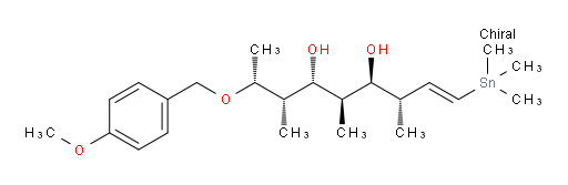 (3S,4S,5R,6R,7S,8R,E)-8-((4-methoxybenzyl)oxy)-3,5,7-trimethyl-1-(trimethylstannyl)non-1-ene-4,6-diol