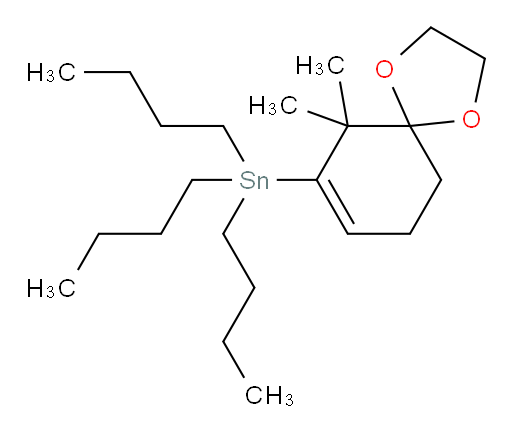 三丁基(6,6-二甲基-1,4-二氧杂螺[4.5]癸-7-烯-7-基)锡烷