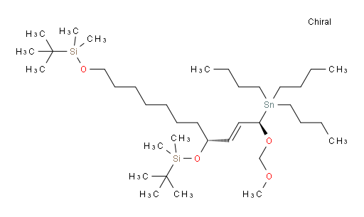 (5R,8R,E)-8-((叔丁基二甲基sil氧基))-17,17,18,18-四甲基-5-(三丁基锡基)-2,4,16-三氧杂-17-硅杂九癸-6-烯