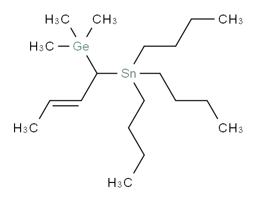 (E)-trimethyl(1-(tributylstannyl)but-2-en-1-yl)germane