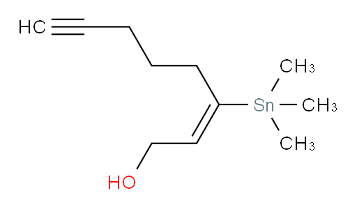 (E)-3-(trimethylstannyl)oct-2-en-7-yn-1-ol