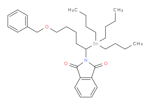 2-(5-(苄氧基)-1-(三丁基锡基)戊基)异吲哚啉-1,3-二酮