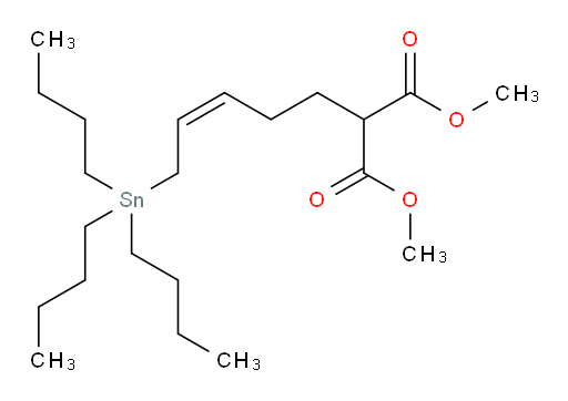(Z)-二甲基 2-(5-(三丁基锡基)戊-3-烯-1-基)丙二酸酯