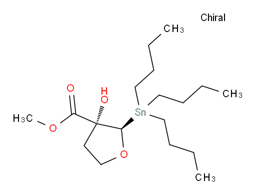 (2R,3R)-甲基 3-羟基-2-(三丁基锡基)四氢呋喃-3-甲酸酯