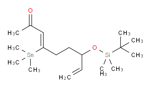 (Z)-7-((叔丁基二甲基sil氧基))-4-(三甲基锡基)壬-3,8-二烯-2-酮
