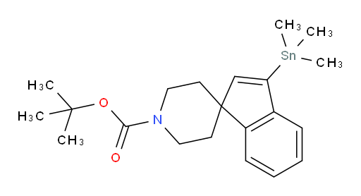 叔丁基 3-(三甲基锡基)螺[茚-1,4'-哌啶]-1'-甲酸酯