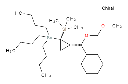 ((1R,2S)-2-(cyclohexyl(methoxymethoxy)methyl)-1-(tributylstannyl)cyclopropyl)trimethylsilane