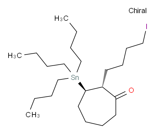 (2R,3R)-2-(4-碘丁基)-3-(三丁基锡基)环庚酮