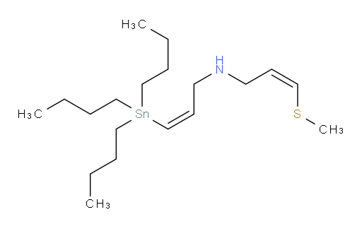 (Z)-3-(甲基硫基)-N-((Z)-3-(三丁基锡基)烯丙基)丙-2-烯-1-胺