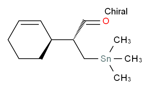 (R)-2-((S)-环己-2-烯-1-基)-3-(三甲基锡基)丙醛