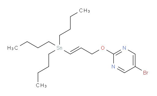 (E)-5-溴-2-((3-(三丁基锡基)烯丙氧基))嘧啶