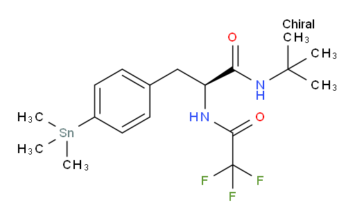 (S)-N-(叔丁基)-2-(2,2,2-三氟乙酰胺基)-3-(4-(三甲基锡基)苯基)丙酰胺