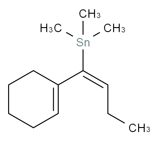 (E)-(1-(环己-1-烯-1-基)丁-1-烯-1-基)三甲基锡烷