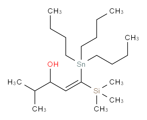 (Z)-4-甲基-1-(三丁基锡基)-1-(三甲基硅基)戊-1-烯-3-醇
