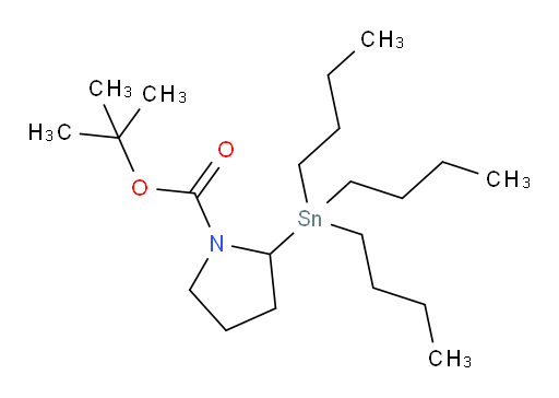叔丁基 2-(三丁基锡基)吡咯烷-1-甲酸酯