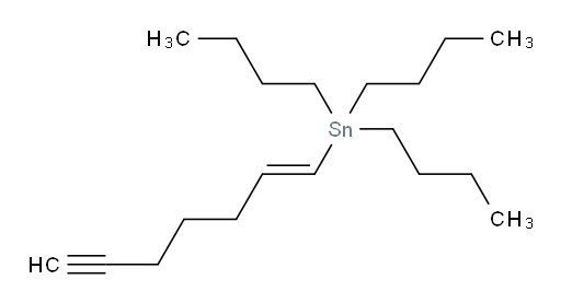 (E)-tributyl(hept-1-en-6-yn-1-yl)stannane