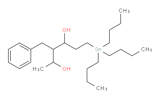 3-苄基-6-(三丁基锡基)己烷-2,4-二醇
