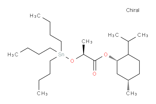 (2S)-(1S,5S)-2-isopropyl-5-methylcyclohexyl 2-((tributylstannyl)oxy)propanoate