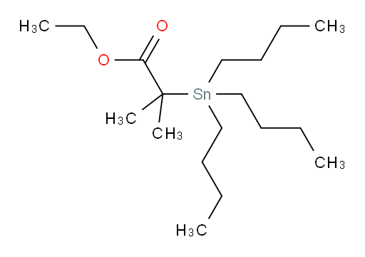 乙基 2-甲基-2-(三丁基锡基)丙酸酯