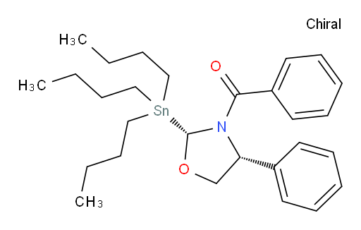 苯基((2R,4R)-4-苯基-2-(三丁基锡基)噁唑烷-3-基)甲酮