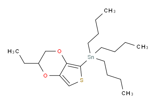 三丁基(2-乙基-2,3-二氢噻吩并[3,4-b][1,4]二噁烯-5-基)锡烷