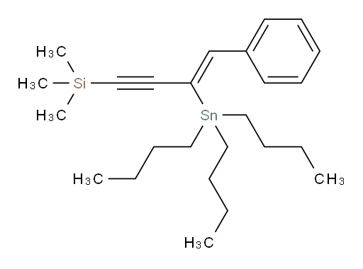(Z)-三甲基(4-苯基-3-(三丁基锡基)丁-3-烯-1-炔-1-基)硅烷