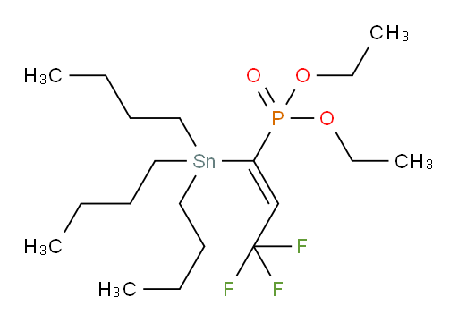 (Z)-二乙基 (3,3,3-三氟-1-(三丁基锡基)丙烯-1-基)磷酸酯