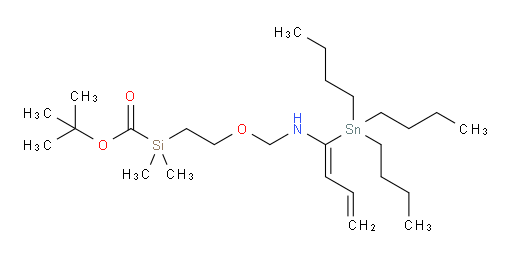 (Z)-叔丁基 8-烯丙亚基-9,9-二丁基-2,2-二甲基-5-氧杂-7-氮杂-2-硅杂-9-锡杂十三烷-1-oate