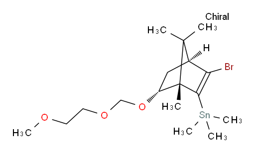 ((1S,4S,6R)-3-溴-6-((2-甲氧基乙氧基)甲氧基)-1,7,7-三甲基双环[2.2.1]庚-2-烯-2-基)三甲基锡烷
