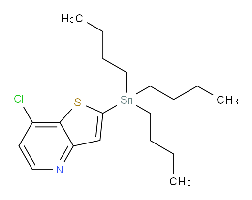7-氯-2-(三丁基锡基)噻吩并[3,2-b]吡啶