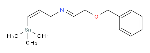 (2Z,NE)-N-(2-(苄氧基)乙亚基)-3-(三甲基锡基)丙-2-烯-1-胺