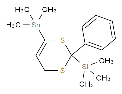 三甲基(2-苯基-6-(三甲基锡基)-4H-1,3-二噻吨-2-基)硅烷