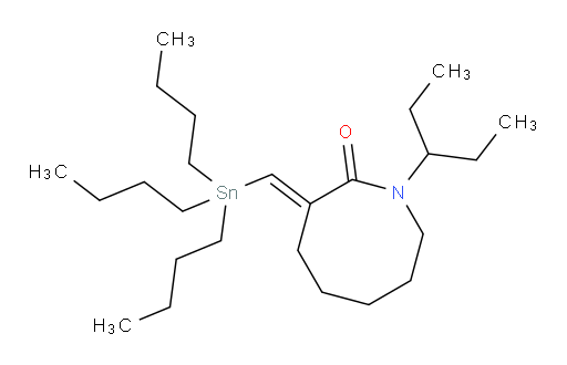 (E)-1-(戊-3-基)-3-((三丁基锡基)亚甲基)氮杂环辛烷-2-酮