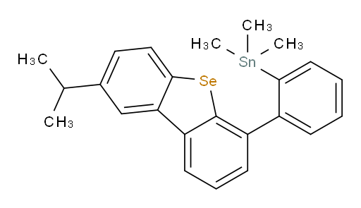 (2-(8-异丙基二苯并[b,d]硒杂phen-4-基)苯基)三甲基锡烷