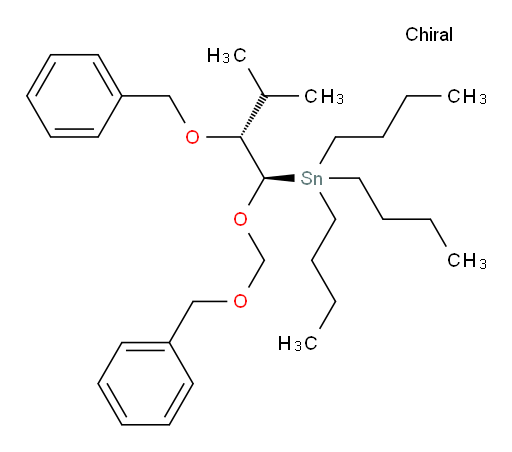 ((1R,2R)-2-(苄氧基)-1-((苄氧基)甲氧基)-3-甲基丁基)三丁基锡烷