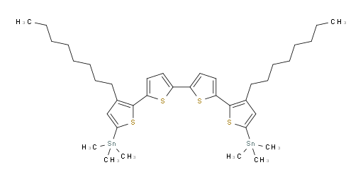 (3,3'''-二辛基-[2,2':5',2'':5'',2'''-qua三联噻吩]-5,5'''-二基)双(三甲基锡烷)